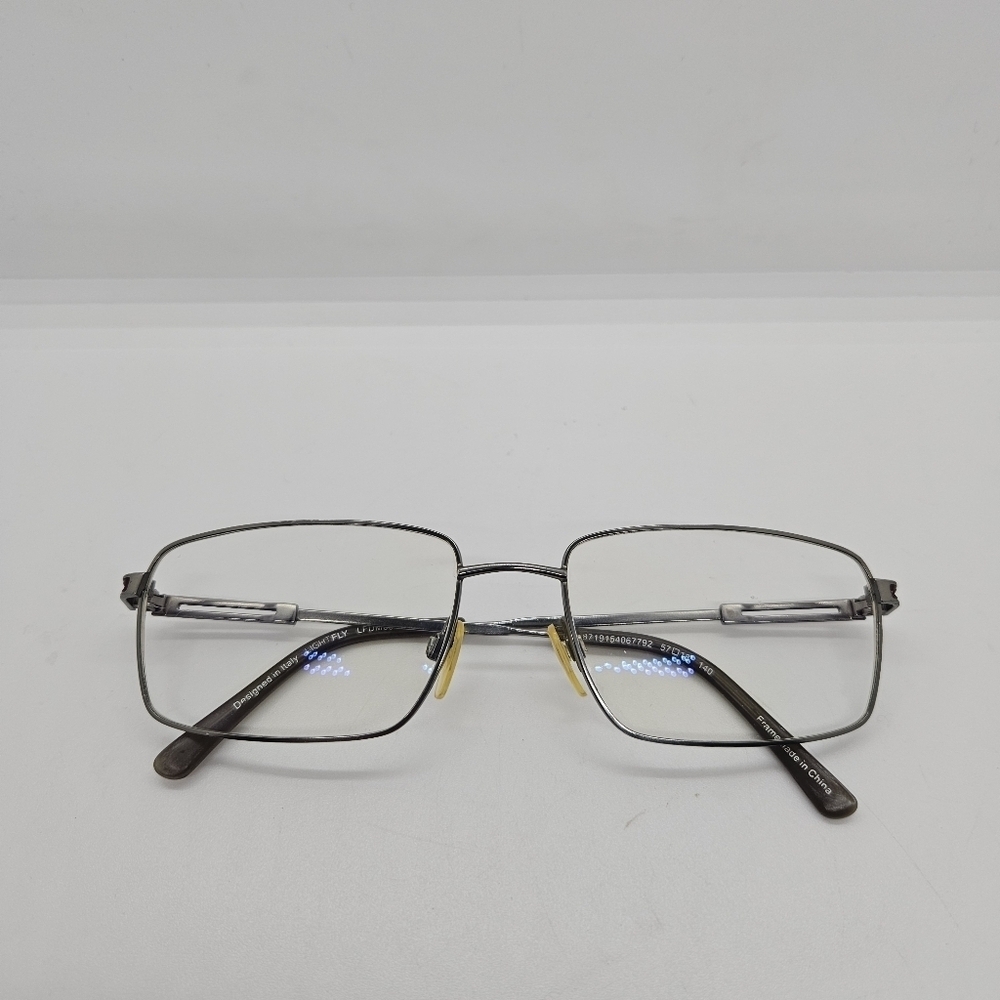 Lightfly Rectangular Silver Frame Glasses For Fra… - image 1